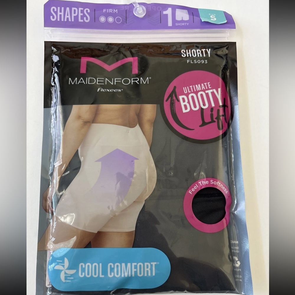 Maidenform Flexees Shorty Ultimate Booty Lift Small NWT